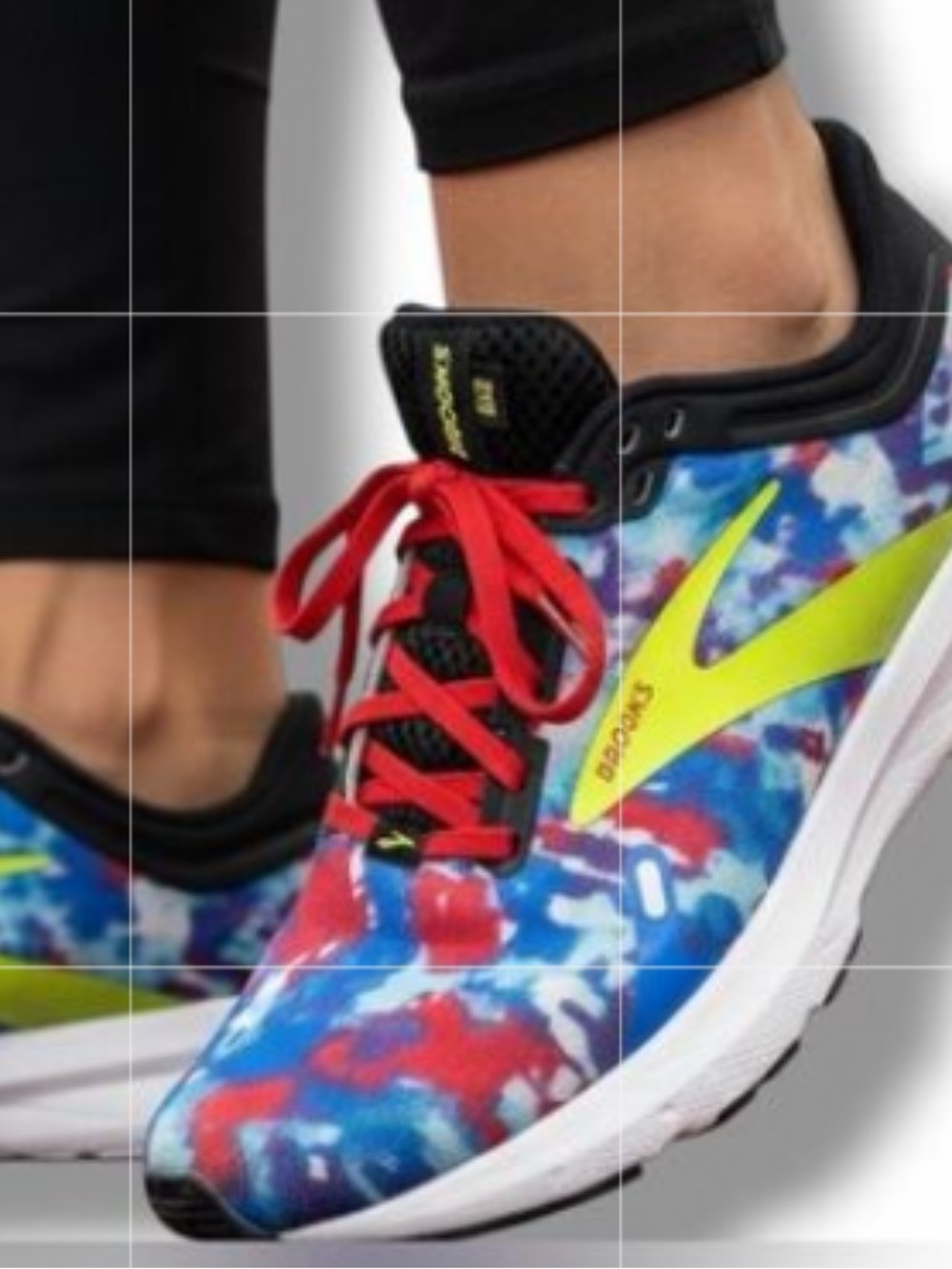 Brooks launch 9 Tie Dye running shoes